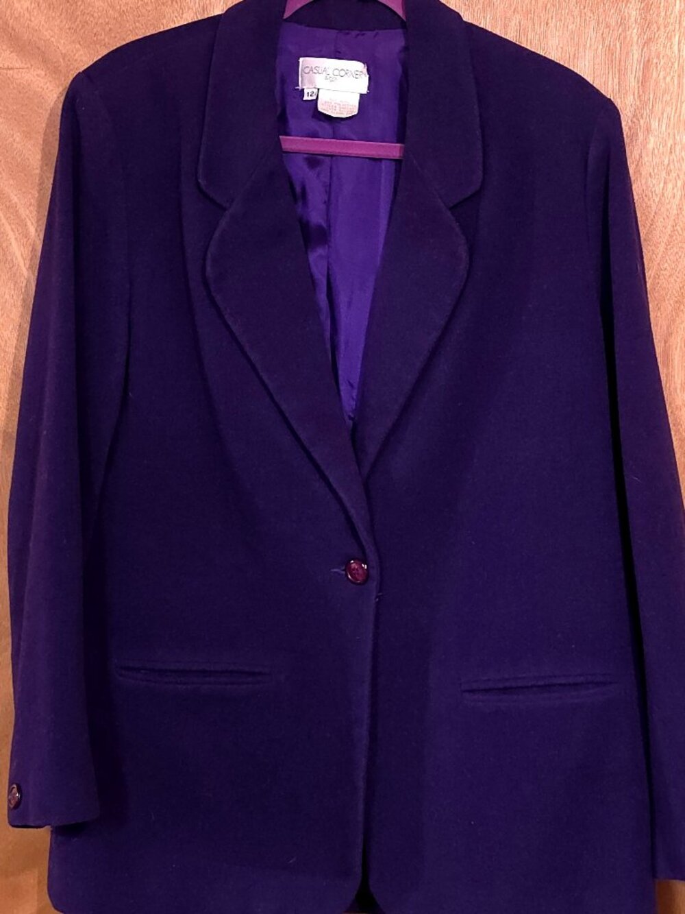 Casual Corner Wool Blazer Size 12